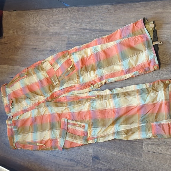 Like New! Special Blend Toofer Plaid Snowboard Pants w/ Liner - XL (fits like L) - Picture 2 of 16